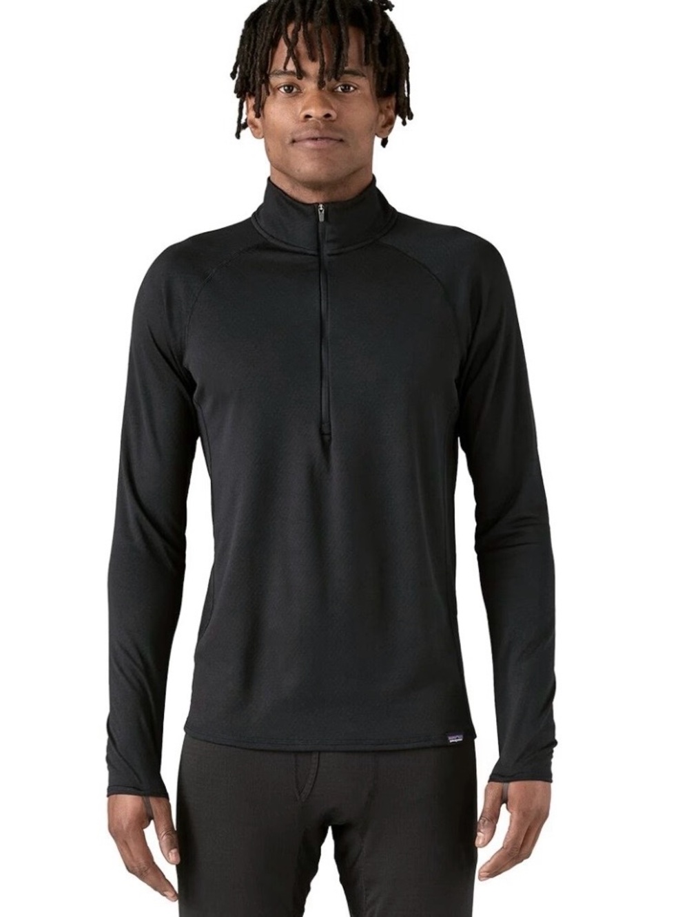 Patagonia Capilene Men's Black Half-Zip Performance Pullover
